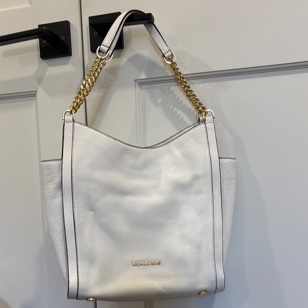 Michael Kors White Tote Bag